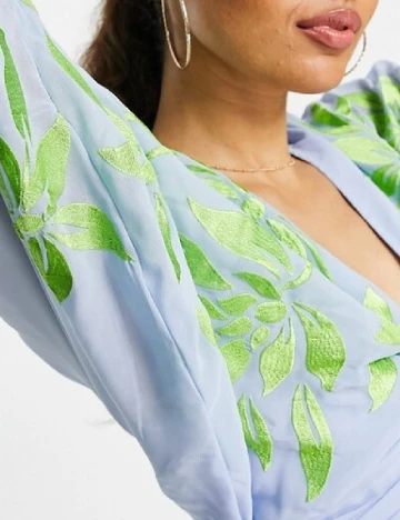 Rochie scurta ASOS, albastru