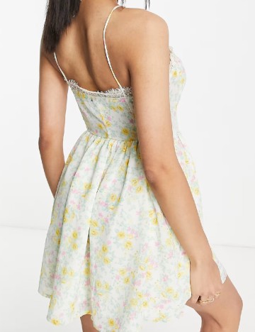 Rochie scurta ASOS, floral print