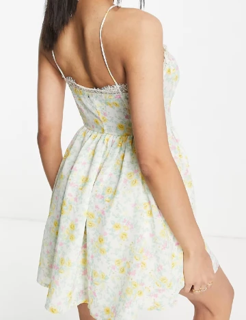 Rochie scurta ASOS, floral print