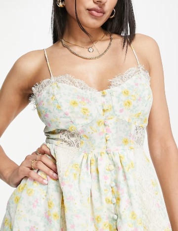 Rochie scurta ASOS, floral print