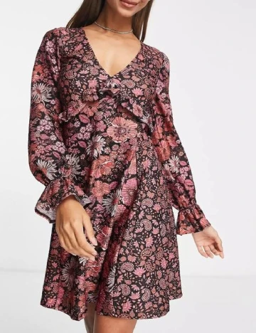 Rochie scurta Miss Selfridge, floral print Floral print