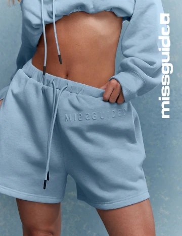Pantaloni scurti SHEIN, albastru