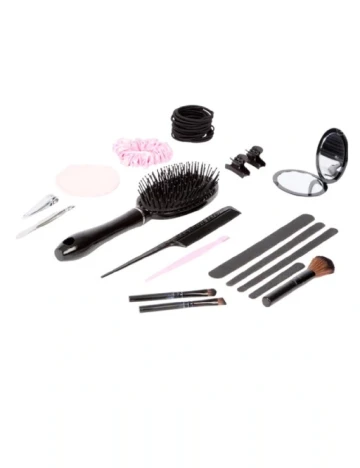 Geanta cosmetice cu accesorii Zd Trading, negru Negru