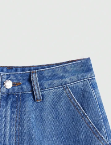 Pantaloni scurti Romwe, albastru