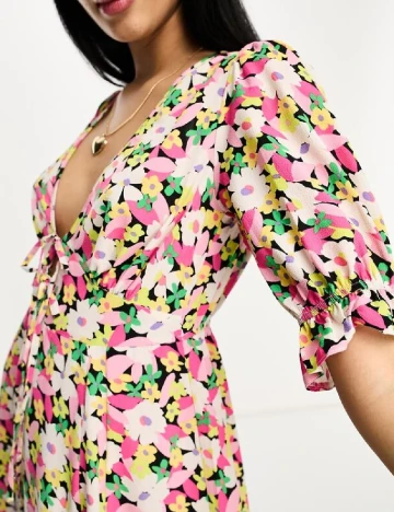 Rochie medie ASOS, floral print