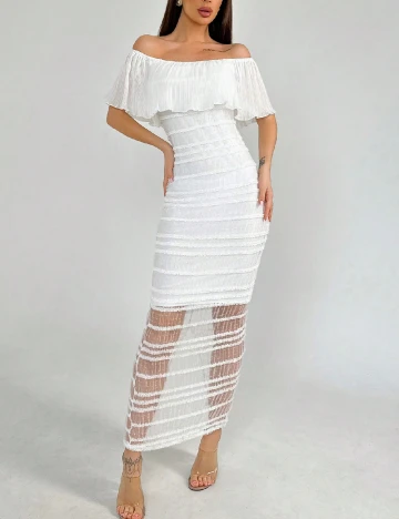 Rochie lunga SHEIN, alb