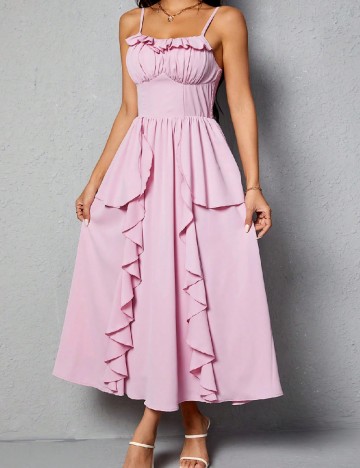 
						Rochie lunga SHEIN, roz