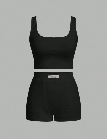Compleu SHEIN, negru Negru