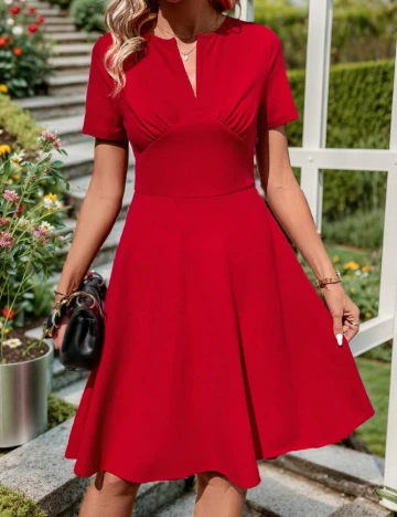 Rochie scurta SHEIN, rosu Rosu