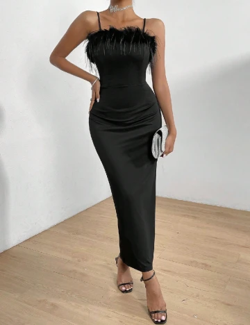 Rochie lunga SHEIN, negru