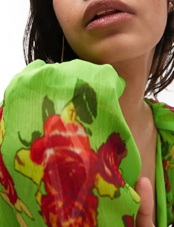Rochie lunga Top Shop, verde