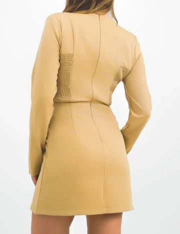 Rochie scurta IN THE STYLE, maro