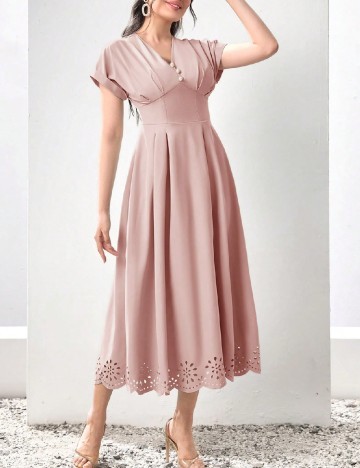 
						Rochie lunga SHEIN, roz