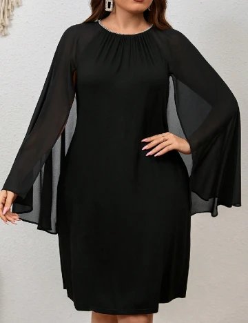 Rochie medie SHEIN CURVE, negru