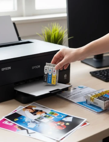 Set cerneala Epson ink & print, mix culori