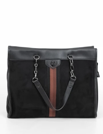 Geanta Motivi, negru/maro, UNIVERSAL