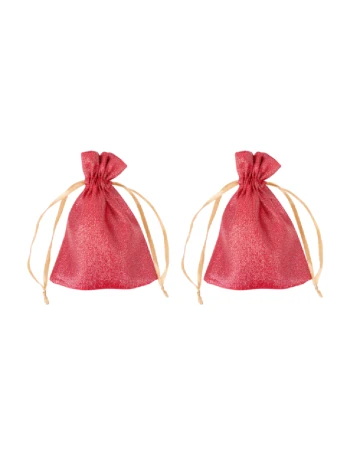 Set saculeti 2 bucati Hobby Flora, rosu