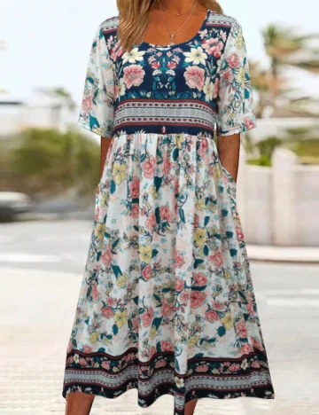 Rochie medie SHEIN, mix culori