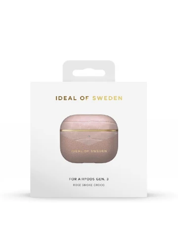 Husa AirPods IDEAL OF SWEDEN, roz pudra inchis Roz