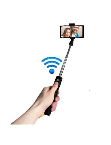 Selfie Stick Bluetooth Maxxter, negru