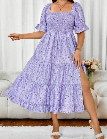 Rochie medie SHEIN CURVE, mov Mov