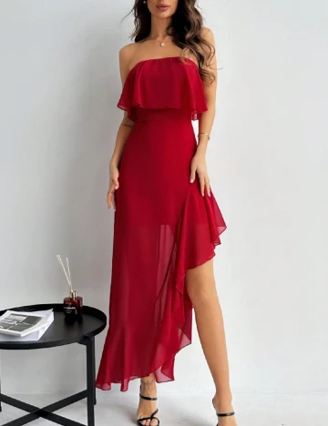 Rochie lunga SHEIN, rosu Rosu