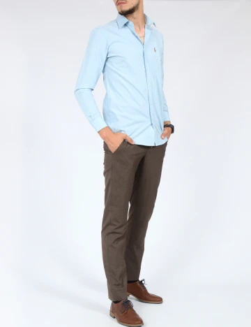 Camasa Polo Ralph Lauren, bleu Albastru