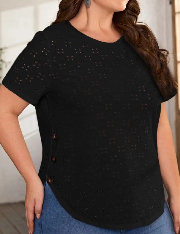 
						Tricou SHEIN CURVE, negru
