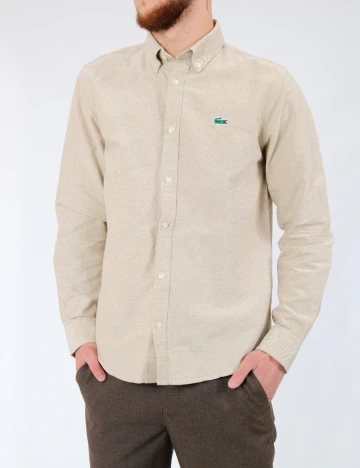 Camasa Lacoste, crem Crem