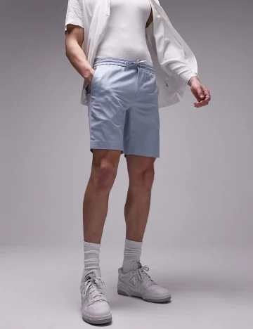 Pantaloni scurti Topman, albastru Albastru
