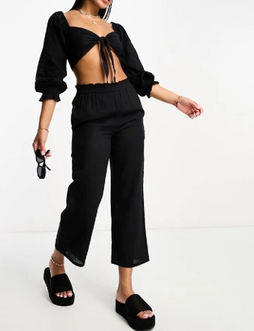 Top Iisla&Bird, negru Negru