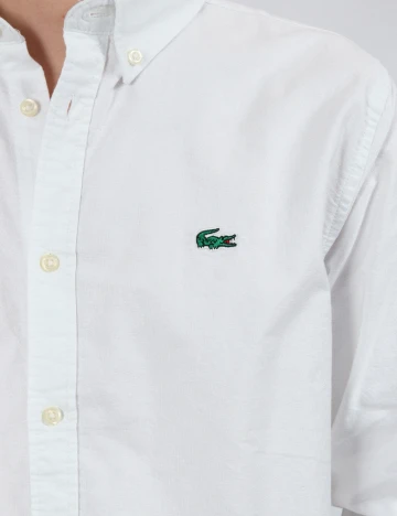 Camasa Lacoste, alb Alb