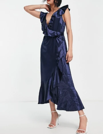 Rochie medie Little Mistress, albastru Albastru