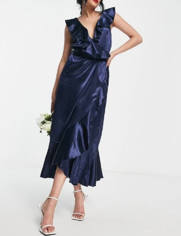 Rochie medie Little Mistress, albastru Albastru