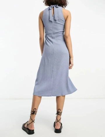 Rochie medie ASOS, albastru Albastru