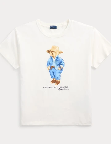 Tricou Polo Ralph Lauren, alb