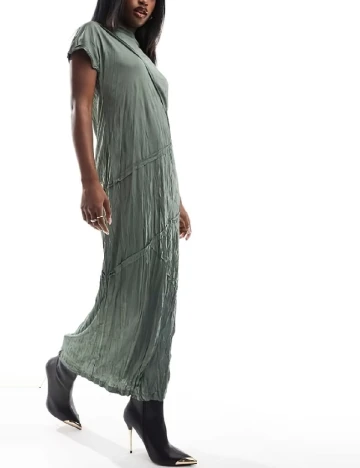 Rochie lunga ASOS, verde Verde