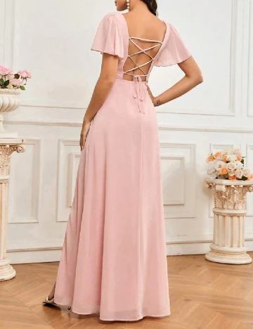 Rochie lunga SHEIN, roz Roz