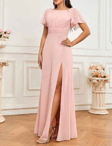 Rochie lunga SHEIN, roz Roz