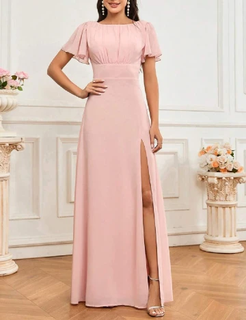 Rochie lunga SHEIN, roz Roz