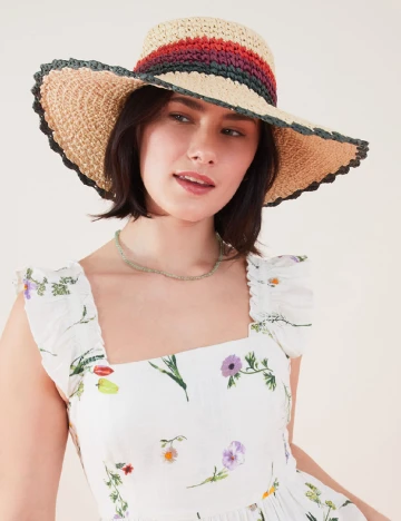 Palarie Accessorize, crem Crem