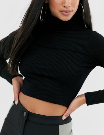 Top ASOS, negru