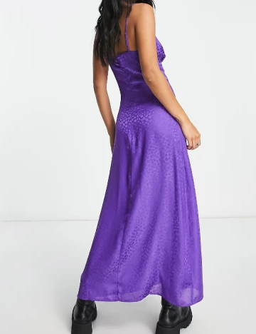 Rochie lunga Violet Romance, mov Mov