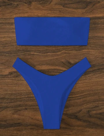 Costum de baie SHEIN, albastru Albastru