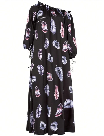 Rochie lunga SHEIN, negru Negru