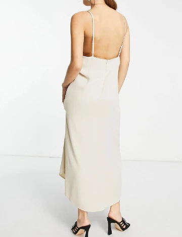 Rochie lunga ASOS, crem Crem