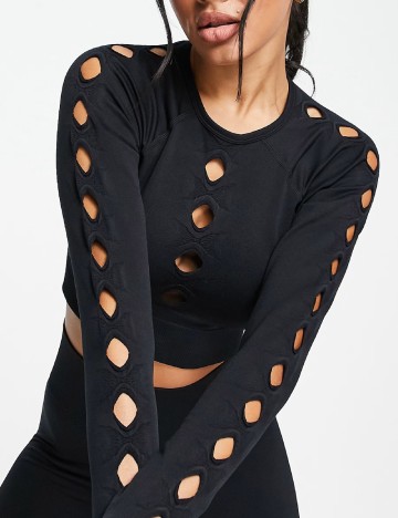 
						Top HIIT by ASOS, negru