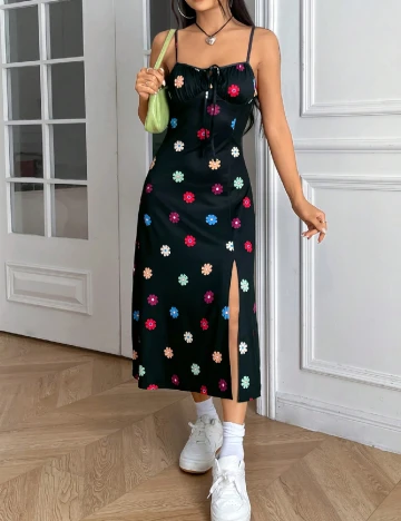 Rochie medie SHEIN, negru Negru