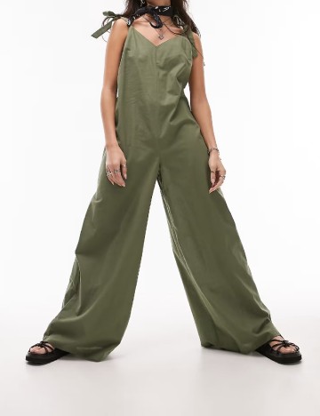 
						Salopeta Top Shop, verde