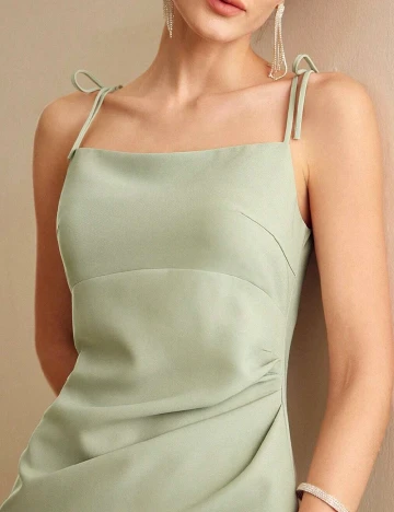 Rochie medie MOTF, verde Verde